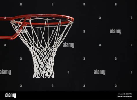 Basketball Hoop Black Background