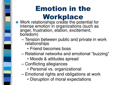 Ppt Processes Of Emotion In The Workplace Powerpoint Presentation