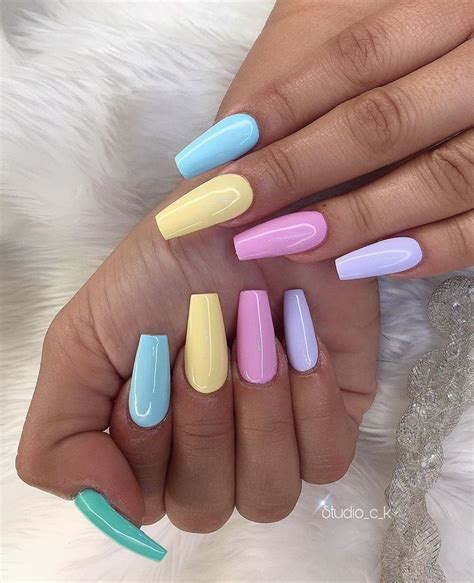 Of The Chicest Pastel Nail Designs Unghie Idee Unghie