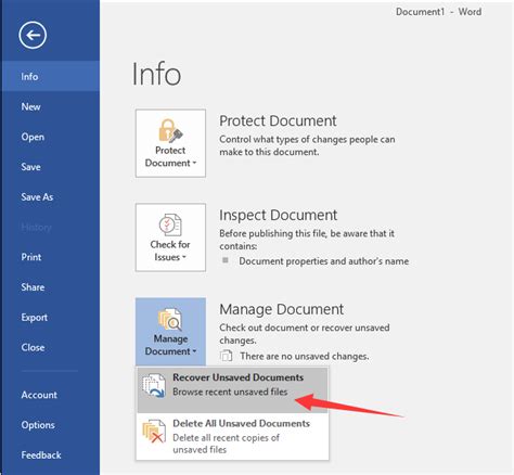 How To Recover Deleted Lost Or Unsaved Word Documents