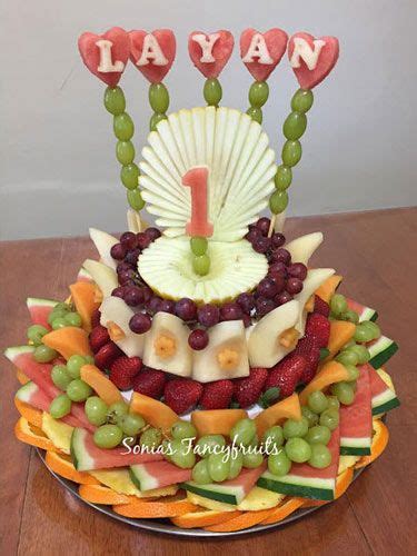 Not everyone is born a natural public speaker, which is why we're here today. 1st birthday fresh fruit cake by Sonia | Fruit birthday ...