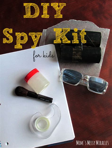 Easy diy spy cam kit streams in stunning 4k video want to make your own hidden cameras. DIY Spy Kit for Kids - Mom's Messy Miracles | Spy kit, Kits for kids, Spy gadgets for kids