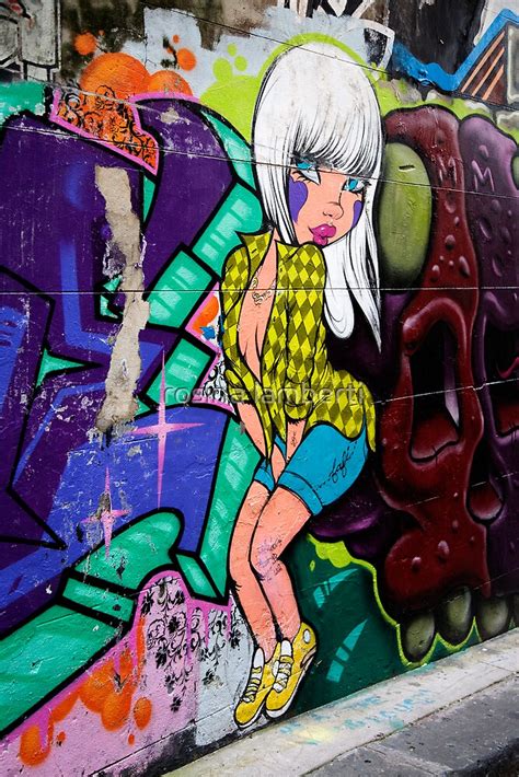 Melbourne Graffiti By Rosina Lamberti Redbubble