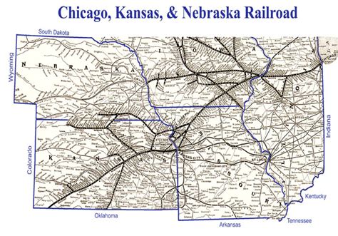 Chicago Kansas And Nebraska Railroad Legends Of Kansas