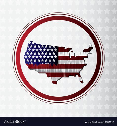 United States Of America Design Royalty Free Vector Image
