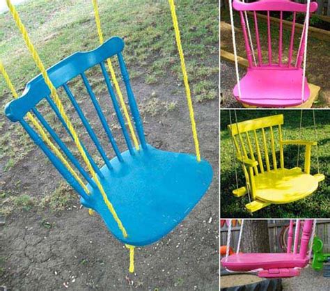 Metal kitchen table and chairs painted ideas on playgrounds equipment. 32 Creative Porch And Backyard Swing Ideas | Home Design ...