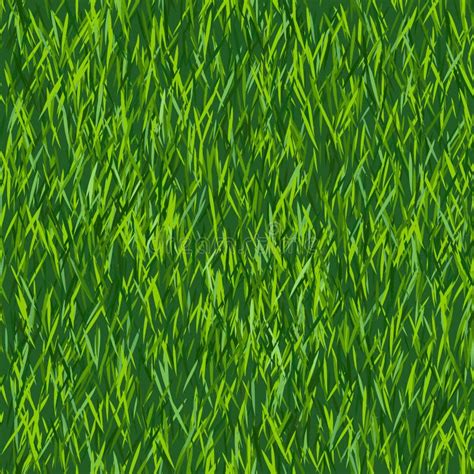 Green Grass Texture Seamless Pattern Background Stock Vector Illustration Of Natural Foliage