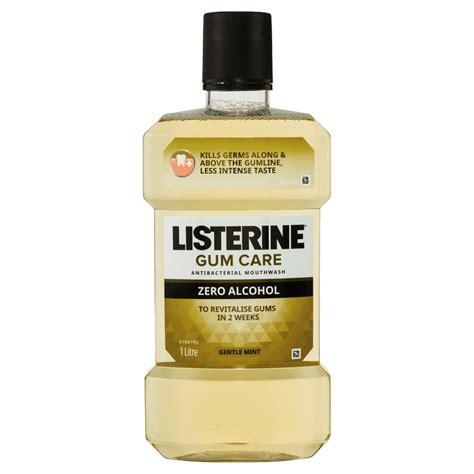 Listerine Gum Care Mouthwash 1 Litre Gentle Mint Discount Chemist