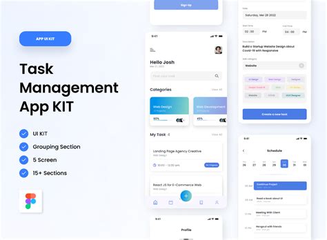 UI KIT Task Management Figma