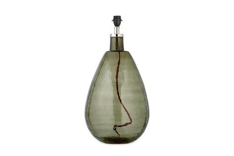Baba Green Smoke Glass Lamp Large Tall Available From Late December