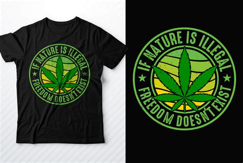 Cannabis T Shirt Weed T Shirt Design Graphic By Mitoncrr · Creative Fabrica