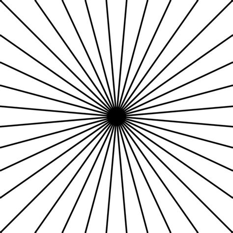 Radial Radiating Straight Thin Lines — Stock Vector © Vectorguy