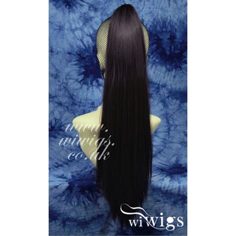 Wiwigs Straight Long Claw Clip Ponytail Hair Piece Extension Uk