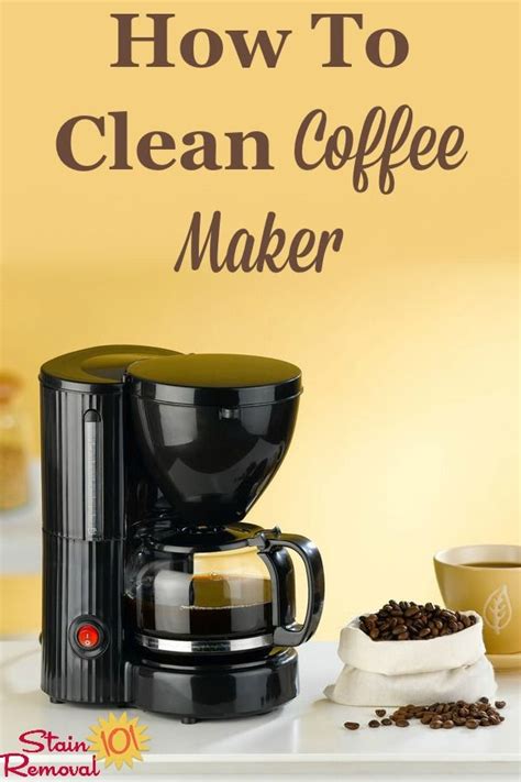 How To Clean Coffee Maker Tips And Instructions Coffee Maker