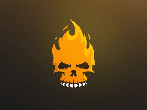 Fire Skull Logo On Behance