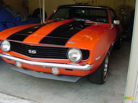 1969 Hugger Orange Chevrolet Camaro Ss Coupe 16033537 Photo 2