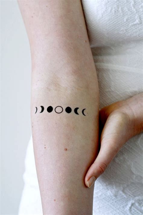 Moon Phases Tattoo Arm Guide At Tattoo