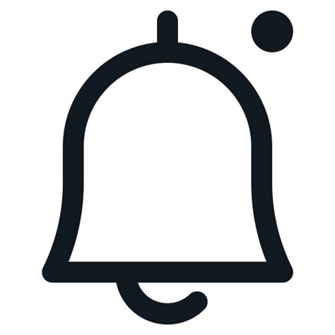 Bell Dot Notification Notify Ring Icon Free Download