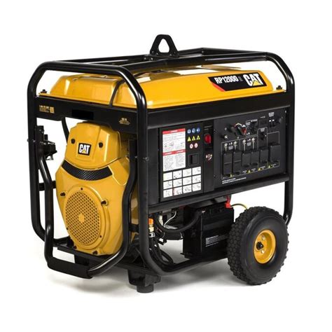 For a simplistic electric start, you can click on the switch with the battery (12 volts) plugged in charger. Cat RP Series 15000-Watt Gasoline Portable Generator with ...