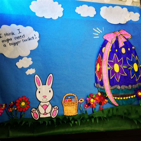 They're also great for adding a bit of flair to a table or even to your. Easter bulletin board | Easter bulletin boards, Easter ...