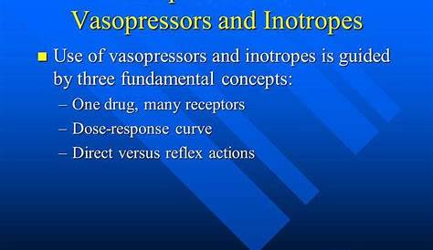 vasopressors and inotropes made easy ppt