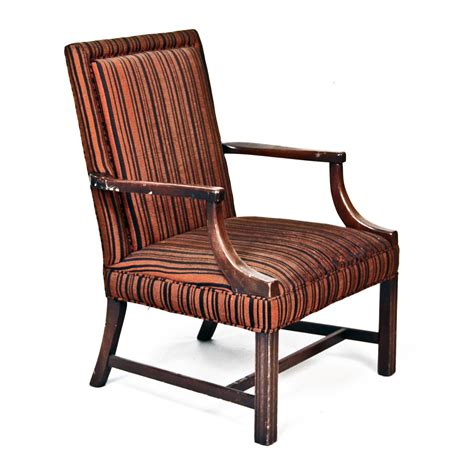 The quintessential kmi chair, this beauty in blue/natural striped fabric and light gray wood finish is an ode. Brown Black Striped Accent Chair - Peter Corvallis Productions