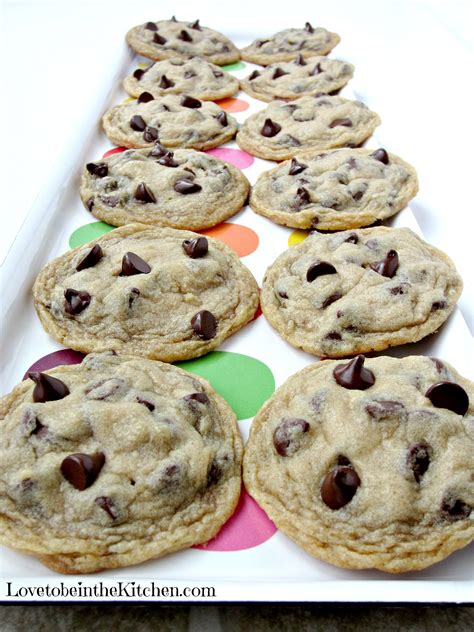 I have been trying chocolate chip cookie recipes. Perfect Chocolate Chip Cookies - Love to be in the Kitchen