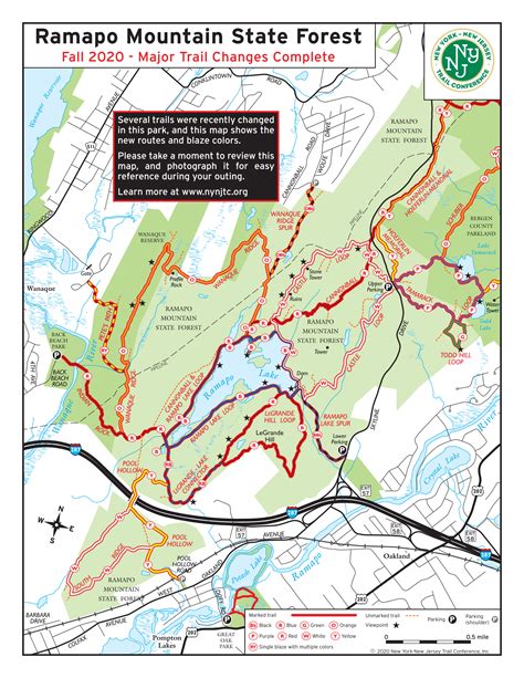 Ramapo Mountain State Forest Ruins And Wanaque Ridge Trail Blaze To