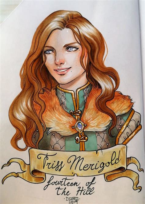 Triss Merigold Book Version Witcher Art Triss Merigold The Witcher