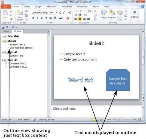 Working With Outlines In Powerpoint 2010