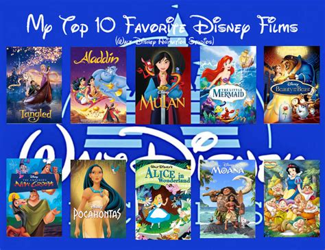 Top 10 Favorite Disney Movies By Jsoaringstar On Deviantart