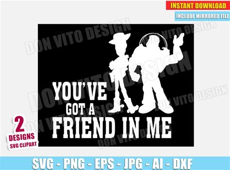 Woody And Buzz Svg Png Files Cricut Best Design
