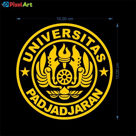 Jual Stiker Kampus Logo Universitas Padjajaran Sticker Unpad Kaca Mobil