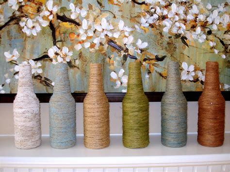 Mosaic craft, painting craft, recycling projects, woodworking crafts, crafts for kids crafty vases to display freshly cut flowers. 40 DIY Home Decor Ideas - The WoW Style