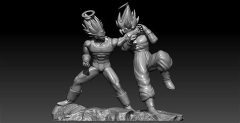 Brief, trunks, tights (bulma's sister). Goku VS Vegeta all 3D print model | CGTrader