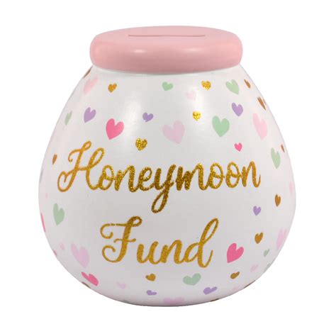 Honeymoon Fund Pots Of Dreams Money Pot Ts Love Kates