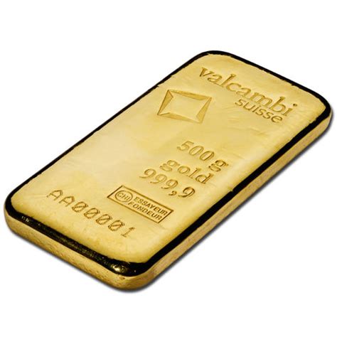 Buy 500 Gram Valcambi Cast Gold Bars New L Jm Bullion