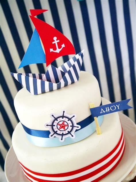 Nautical anchor, nautical decor, home decor, anchor with rope, personalized nautical anchor, custom nautical home decor. Ships Ahoy! A Boys Nautical Party! - B. Lovely Events