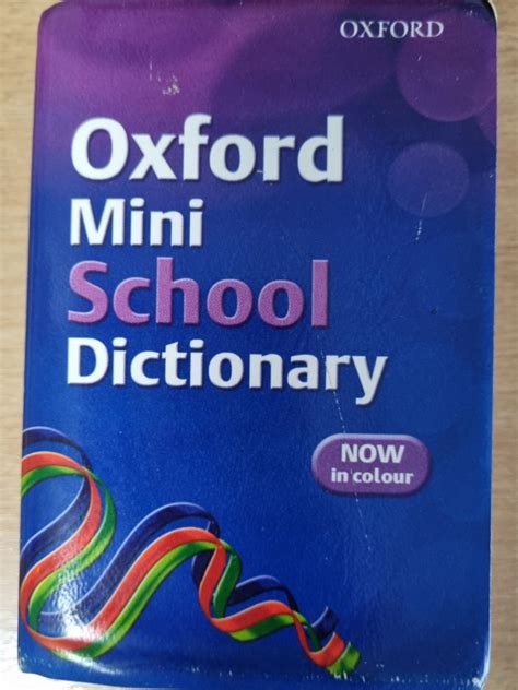 English Oxford Mini Dictionary Hobbies And Toys Books And Magazines