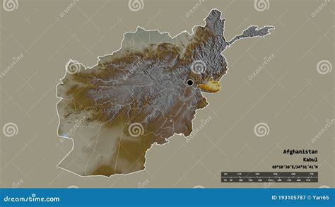 Location Of Nangarhar Province Of Afghanistan Relief Stock