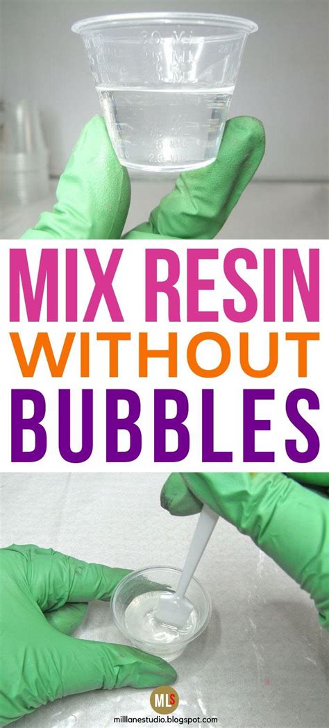 How To Mix Resin Without Bubbles Mill Lane Studio