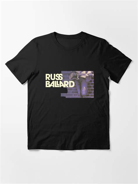 Russ Ballard Best Of Album Singer Logo T Shirt By Montnfstt Redbubble