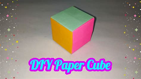 How To Make Paper Cube Easy Way Paper Cube Paper Origami Sweety