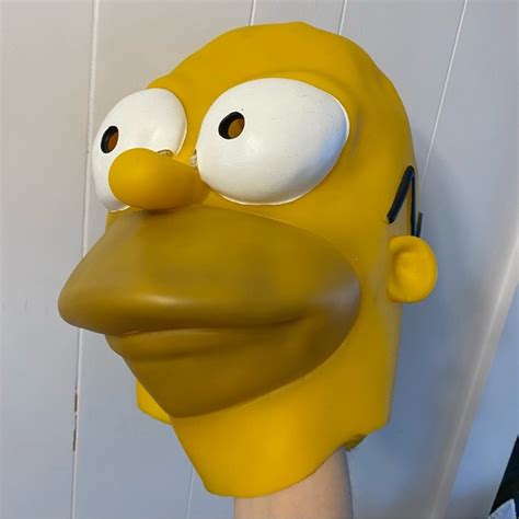 Disguise Other New Homer Simpson 25 Disguise Mask Rare Latex The