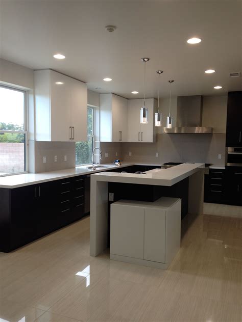 Sometimes they're too small to comfortably fit an appliance, which can create problems with your layout. Modern kitchen with interesting island design. Boldform ...