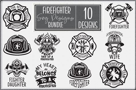 Firefighter Svg Bundle Files For Cricut Svg Logo Svg Svgland My Xxx