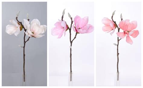 magnolia x2 53 cm mix barev keramika umĚlÉ kvĚtiny dekorace