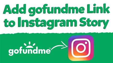 How To Add Gofundme Link To Instagram Story Youtube