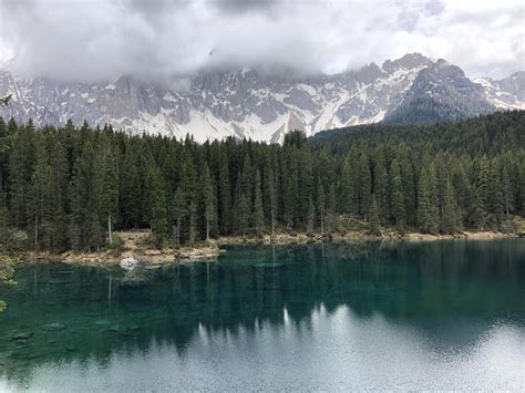 Lago Di Carezza In South Tyrol Italy Dolomites Absolutely Serene