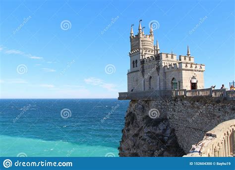 Swallows Nest Decorative Castle Located Yalta Crimea Russia Ukraine